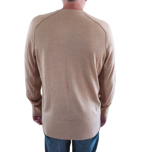 Kit and Ace Men's Crewneck Sweater - Beige - Picture 4 of 9